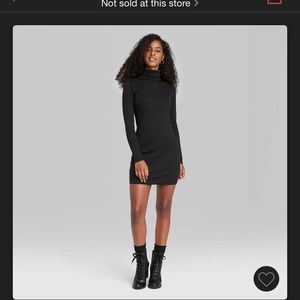 Black Turtleneck Dress